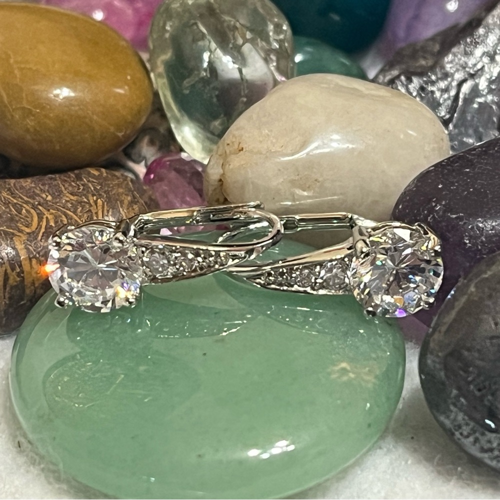 Sparkling Drop Earrings